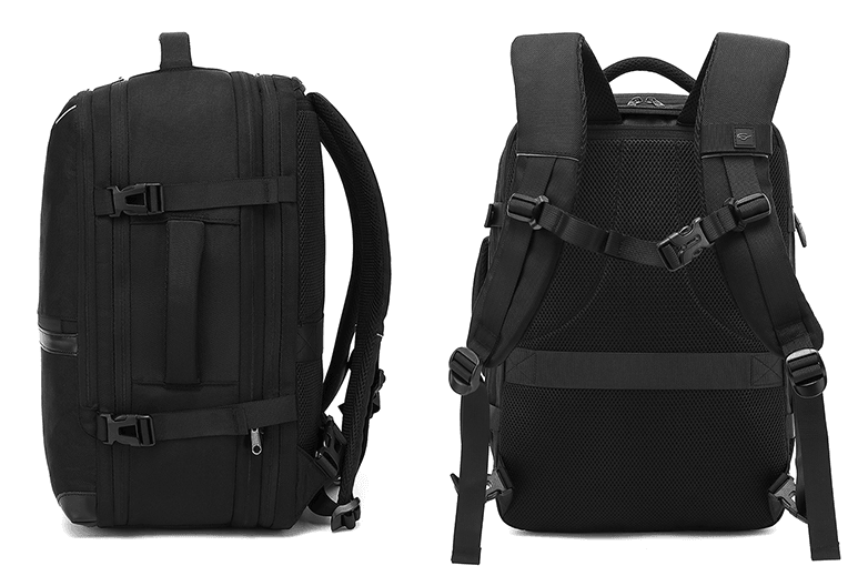 Laptop enlagrable black backpack